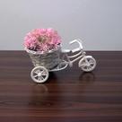 Arranjo Pequeno Delicado Buchinho Flores Rosa Vaso Bicicleta Folha Folhagem