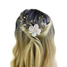 Arranjo Tiara Barato Grinalda Noiva Debutante Flor Coque A14