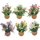 Arranjo Yangzi Vaso Cimento e Flor Artificial 29889 Arranjo Yangzi Vaso Cimento e Flor Artificial 29889