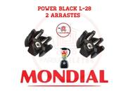 Arraste Acoplamento do Copo 2 Unidades Liquidificador Mondial Power 2 Black L-28