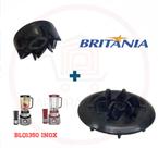 Arraste do Motor e Do Copo Liquidificador Britania BLQ1350 Inox