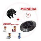 Arraste do Motor e Do Copo Liquidificador Mondial L1000 Turbo Inox