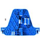 Arraste volkswagen vw saveiro g5 lado direito porta dianteira para maquina vidro elétrico azul