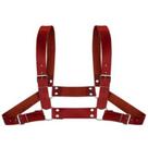 Arreio masculino cratos harness vermelho