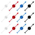 Arrow Game Spinners Gosknor 12 unidades para jogo de tabuleiro em sala de aula