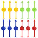 Arrow Game Spinners NQEUEPN 12 peças de plástico 10 cm 4 cores
