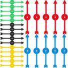 Arrow Spinners CHENGU 4 polegadas e 25 peças em 5 cores para jogos