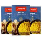 Arroz para para risoto La Pastina 1kg produto italiano Pack C/ 3 unidades