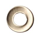 Arruela lisa de 1/4 de aço inox 304 com 100 peças Arruela lisa de 1/4 de aço inox 304 com 100 peças
