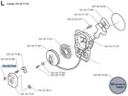 ARRUELA Roçadeira 142R 142RB 143R Cód 531007788 Husqvarna