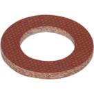 Arruelas Celeron Isolante Conexao Saída Partida Jd 10 Pçs Medidas 17 X 10 X 1 5