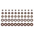 Arruelas Fibra Kit Arruelas Medidas 4 5 6 8 10Mm Contem 10 Arruelas Cada