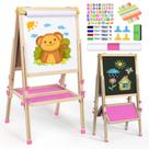 Art Easel Joyooss para crianças com rolo de papel e placa magnética