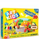 Art Kids Montar E Pintar 3d Avião - Acrilex