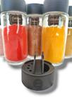 / Art & Lar / Jogo 10 Potes de Vidro 100ml Tampa Dosadora