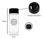 / Art & Lar / Jogo 15 Potes de Vidro 100ml Tampa Dosadora