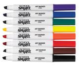 Art Markers School Smart Chisel Tip, cores variadas, pacote com 8