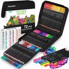 Art Set Soucolor 72 lápis de cor com estojo com zíper
