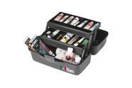 Art Supply Box ArtBin 6892AG Organizador portátil de 2 bandejas cinza/preto Art Supply Box ArtBin 6892AG Organizador portátil de 2 bandejas cinza/preto