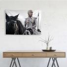 Arte de decoração de tapeçaria e decoração de parede Game of Thrones Anime
