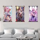 Arte de parede 3 painéis Honkai Impact 3rd Kiana Kaslana 40x60cm