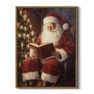 Arte de parede ARPEOTCY Vintage Christmas Santa 30x41 cm