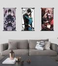 Arte de parede Black Butler Canvas Scroll 40x60cm (3 painéis)