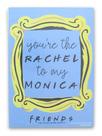 Arte de parede Box Sign Silver Buffalo Friends Você é a Rachel Arte de parede Box Sign Silver Buffalo Friends Você é a Rachel