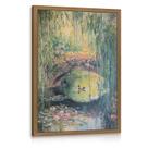 Arte de parede Clicyre Monet Vintage Bridge Pond Canvas 40x60cm Arte de parede Clicyre Monet Vintage Bridge Pond Canvas 40x60cm