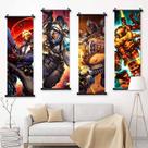 Arte de parede com 4 painéis Overwatch Hero 25x75cm Cloth Scroll Arte de parede com 4 painéis Overwatch Hero 25x75cm Cloth Scroll