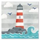 Arte de Parede em Canvas Oopsy Daisy Let's Set Sail 25 x 25 cm