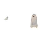 Arte De Parede Em Lona Com Tema De Halloween: Bruxa Assustadora, Fantasma, Gato E Banheira - Pôster Arte De Parede Em Lona Com Tema De Halloween: Bruxa Assustadora, Fantasma, Gato E Banheira - Pôster