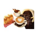 Arte De Parede Em Lona Moderna Com Imagem HD De Pão E Café Para Decoração De Sala De Estar, Cozinha