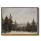 Arte de parede em Simsea Pine Tree Forest Winter 30x40 cm