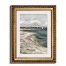 Arte de parede em Simsea Retro Gold Frame Coastal Storm 28x36cm Arte de parede em Simsea Retro Gold Frame Coastal Storm 28x36cm