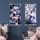 Arte de parede em tela 2 painéis Hatsune Miku Princess 40x60cm