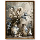 Arte de parede em tela AKWISH Floating Farmhouse Floral