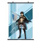 Arte de parede em tela Attack on Titan Levi Ackerman Anime 60x90cm