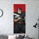 Arte de parede em tela Berserk Guts Pintura de anime 25x70cm Arte de parede em tela Berserk Guts Pintura de anime 25x70cm