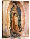 Arte de parede em tela, decoração, México, Nossa Senhora de Guadalupe, 30x40cm