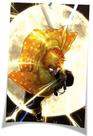 Arte de parede em tela Demon Slayers Agatsumas Zenitsus Anime 40x60cm