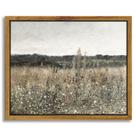 Arte de parede em tela em Simsea Meadow with Flowers 20x25cm Arte de parede em tela em Simsea Meadow with Flowers 20x25cm
