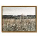 Arte de parede em tela emoldurada em Simsea Vintage Champ fleuri 30x40cm