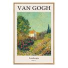 Arte de parede em tela Gufro Van Gogh Reprodução de paisagem 30x40cm Arte de parede em tela Gufro Van Gogh Reprodução de paisagem 30x40cm