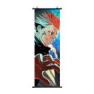 Arte de parede em tela Jujutsus Kaisens Ryomens Sukunas Anime 25x75cm