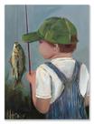 Arte de Parede em Tela Oopsy Daisy Lil' Fisher Boy 36 x 46 cm