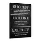 Arte de parede em tela PJART Inspiring Entrepreneur Motivational 60x90cm