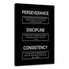 Arte de parede em tela PSYYSP Consistency Motivational 30x45cm Arte de parede em tela PSYYSP Consistency Motivational 30x45cm