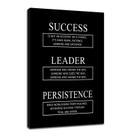 Arte de parede em tela PSYYSP Success Leader Persistence 30x45cm Arte de parede em tela PSYYSP Success Leader Persistence 30x45cm
