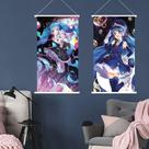 Arte de parede em tela Scroll Hatsune Miku Anime 40x60cm (2 painéis)